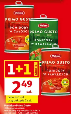 Pomidory Primo Gusto w kawałkach wybrane rodzaje promocja w Auchan