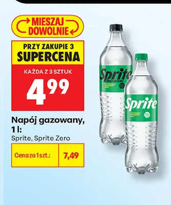 Napój gazowany Sprite promocja w Biedronka
