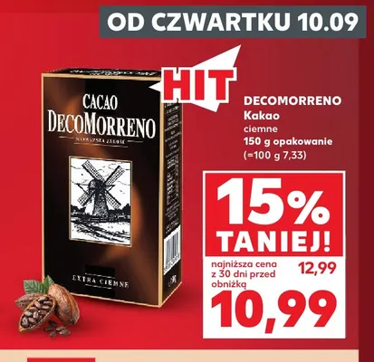 Kakao ciemne Decomorreno promocja w Kaufland
