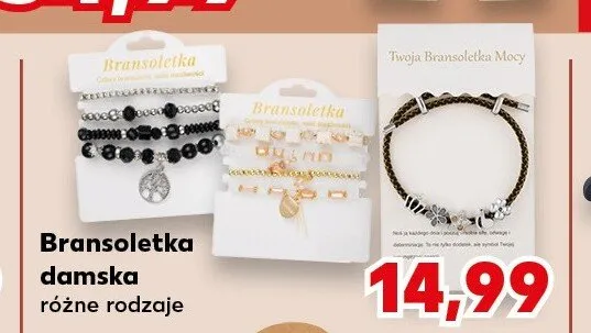 Bransoletka damska promocja w Kaufland