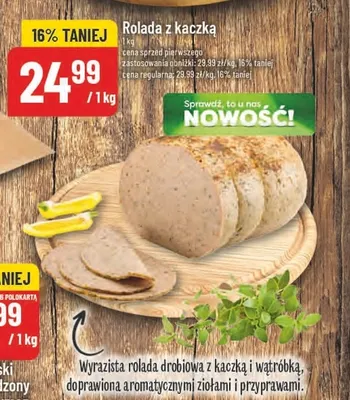 Rolada z kaczką promocja w POLOmarket