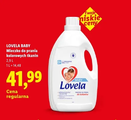 Mleczko do prania kolorowych tkanin Lovela Baby promocja w Lidl