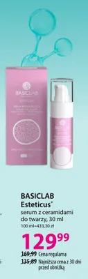 Serum z ceramidami do twarzy BasicLab Esteticus promocja w Hebe