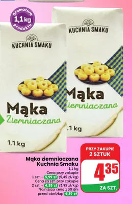 Mąka ziemniaczana Kuchnia Smaku promocja w Dino