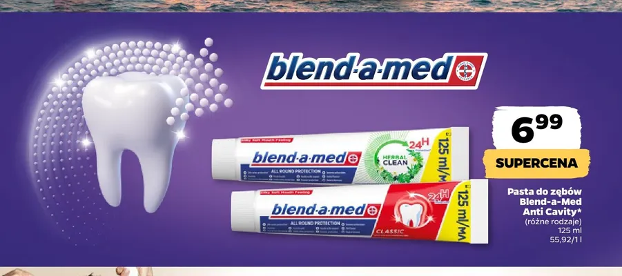 Pasta do zębów Blend-a-Med Anti Cavity Classic promocja w Netto