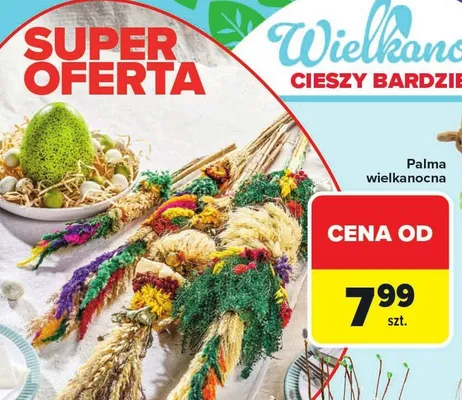 Palma wielkanocna promocja w Carrefour Market