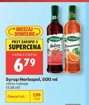 Syrop Herbapol pomarańcza promocja w Biedronka