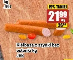 Kiełbasa z szynki bez osłonki JBB promocja w API Market