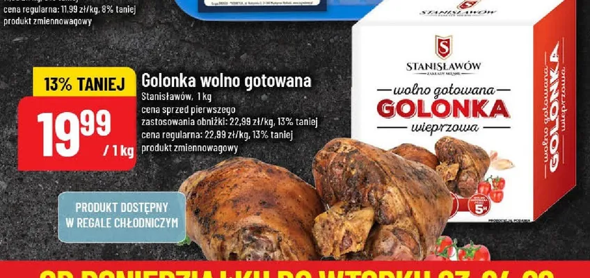 Golonka wolno gotowana promocja w POLOmarket