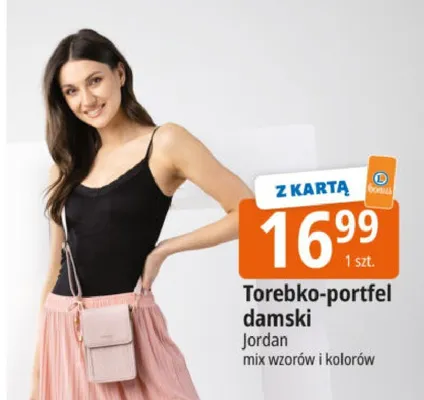 Torebko-portfel damski Jordan promocja w Leclerc