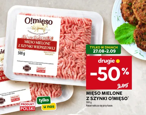 Mięso mielone z szynki O!mięso promocja w Stokrotka
