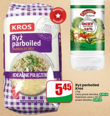 Ryż parboiled Kros promocja w Dino