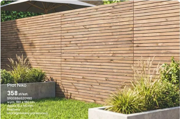 Płot płot Niko promocja w Castorama