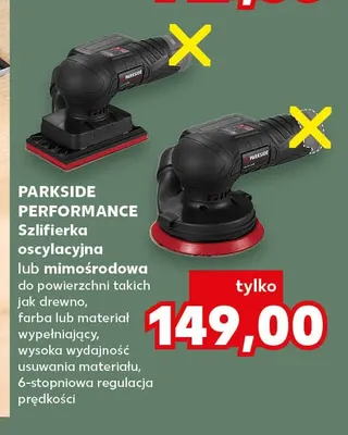 Szlifierka oscylacyjna Parkside Performance promocja w Kaufland