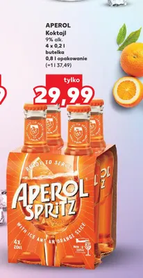 Koktajl Aperol Spritz 4-pak promocja w Kaufland