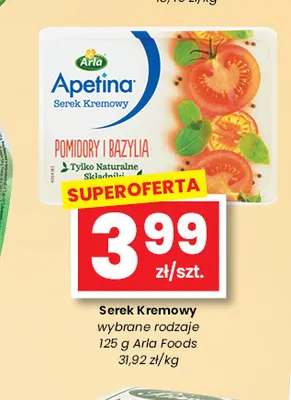 Serek kremowy Apetina promocja w emma MARKET
