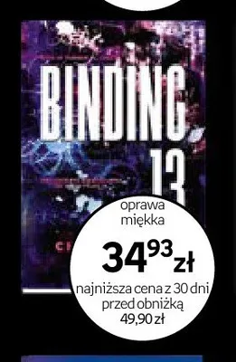 Książka Binding 13 promocja w Empik
