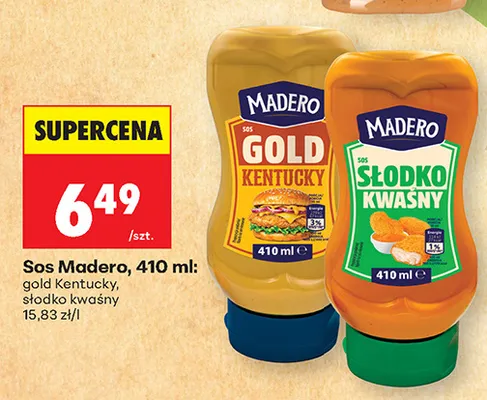 Sos słodko kwaśny Madero promocja w Biedronka