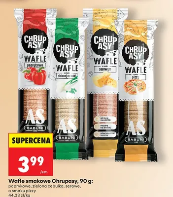 Wafle zielona cebulka promocja w Biedronka