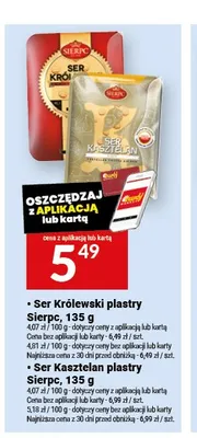 Ser Kasztelan plastry Sierpc promocja w Twój Market