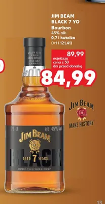 Bourbon Jim Beam Black 7 YO promocja w Kaufland