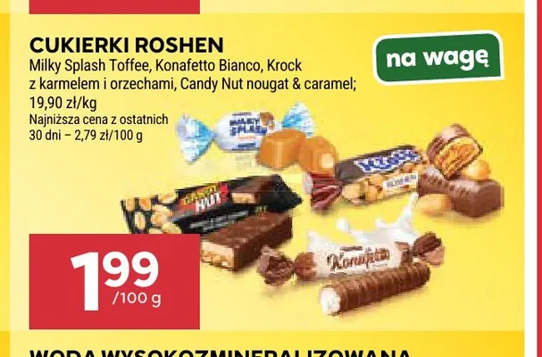 Cukierki Roshen Milky Splash Toffee promocja w Stokrotka