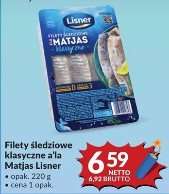 Filety śledziowe klasyczne a'la Matjas Lisner promocja w Makro