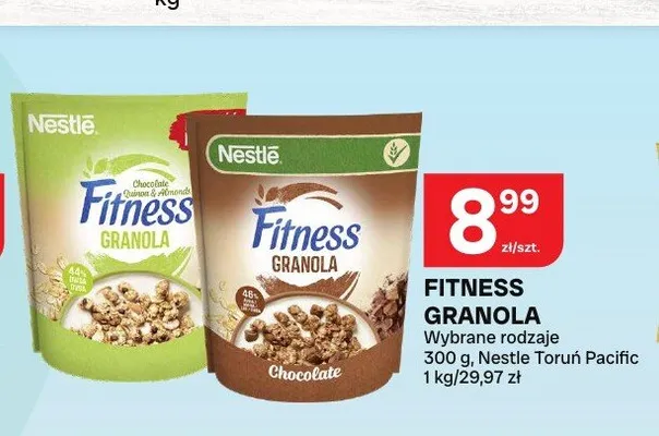 Fitness Granola Nestlé Chocolate promocja w Chorten