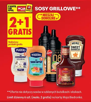 Sos czosnkowy Madero promocja w Biedronka
