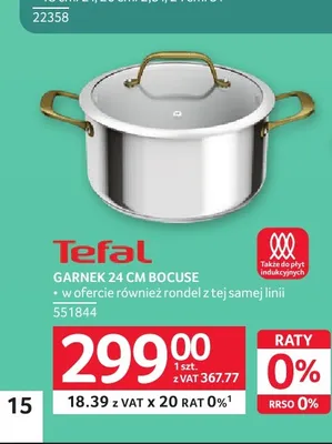 Garnek Tefal Bocuse 24 cm promocja w Selgros