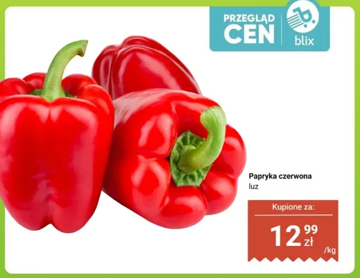 Papryka czerwona luz promocja w Dino