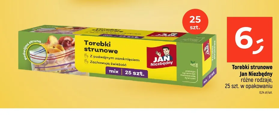 Torebki strunowe Jan Niezbędny promocja w Dealz
