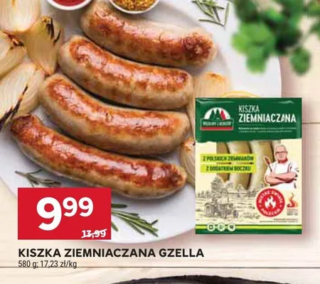 Kiszka ziemniaczana Gzella promocja w Stokrotka