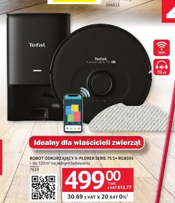 Robot odkurzający Tefal X-Plorer Serie 75 S+ RG8595 promocja w Selgros
