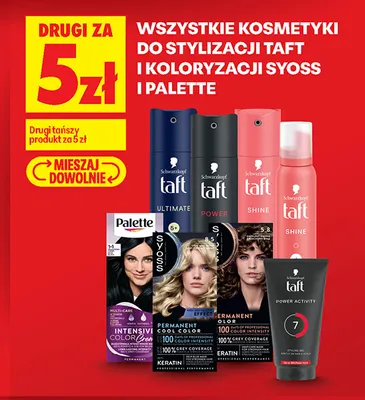 Farba do włosów Syoss Permanent Color promocja w Biedronka