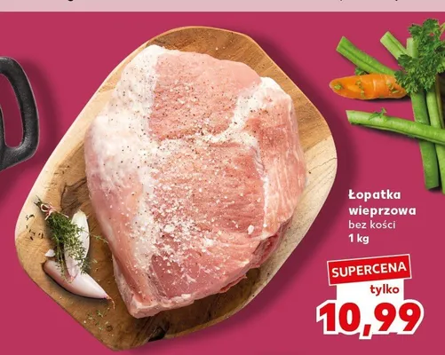 Łopatka wieprzowa bez kości promocja w Kaufland