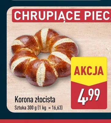 Korona złocista promocja w Aldi