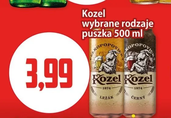 Piwo Kozel Černý promocja w Kupiec
