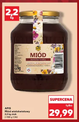 Miód wielokwiatowy Apis promocja w Kaufland