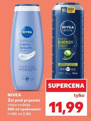 Żel pod prysznic Nivea Creme Smooth promocja w Kaufland