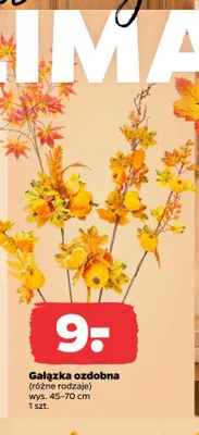 Gałązka ozdobna 45-70 cm promocja w Netto