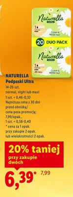 Podpaski Ultra night  promocja w Lidl