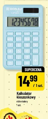 Kalkulator kieszonkowy Donau K-DT2082-17 promocja w POLOmarket