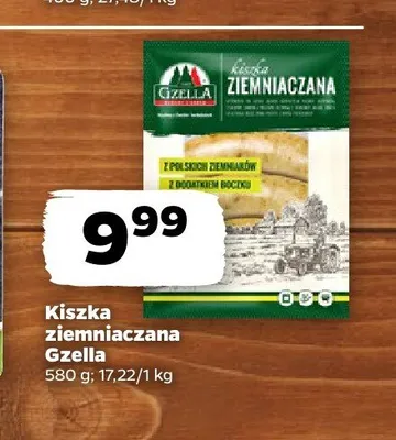 Kiszka ziemniaczana Gzella promocja w Netto