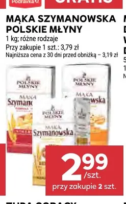 Mąka Szymanowska Polskie Młyny promocja w Stokrotka