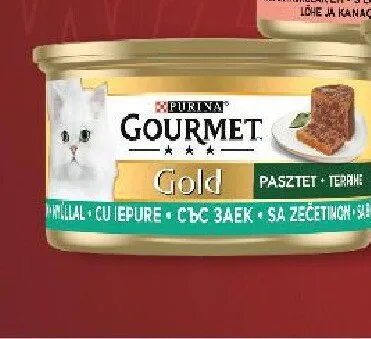 Karma dla kotów Gourmet Gold Pasztet promocja w Kaufland