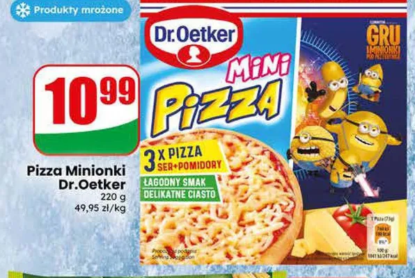 Pizza Minionki Dr.Oetker promocja w Dino