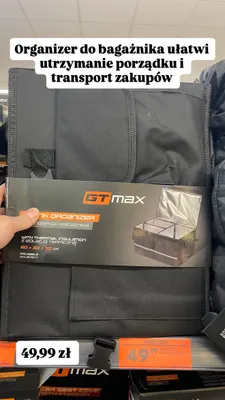 Organizer do bagażnika Gt Max z izolacją termiczną promocja w Biedronka