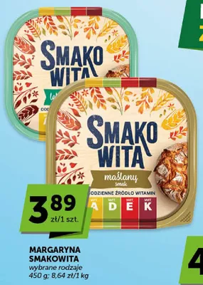 Margaryna Smakowita maślany smak promocja w Groszek
