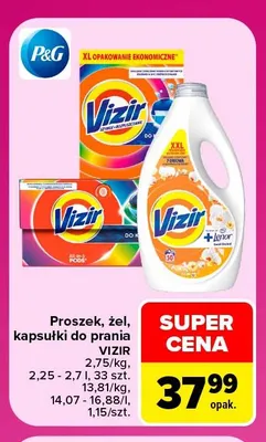 Proszek do prania Vizir promocja w Carrefour